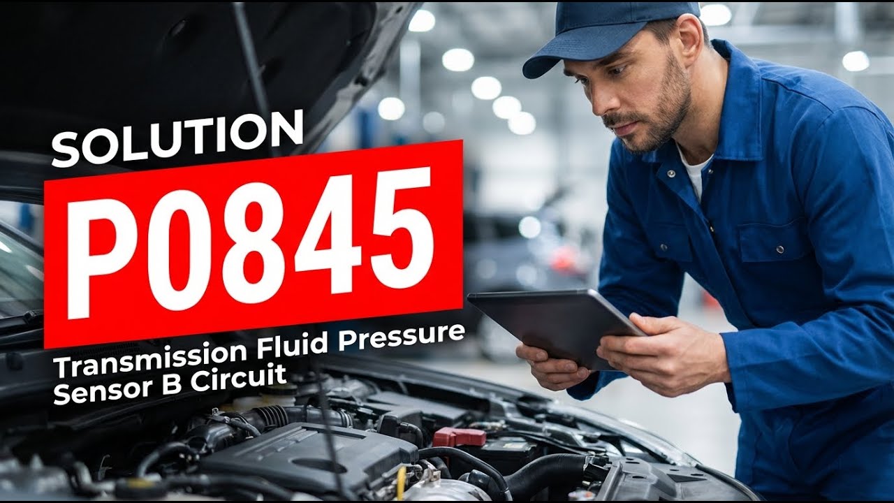 Как устранить ошибку P0845 OBD II &mdash; цепь датчика давления трансмиссионной жидкости B