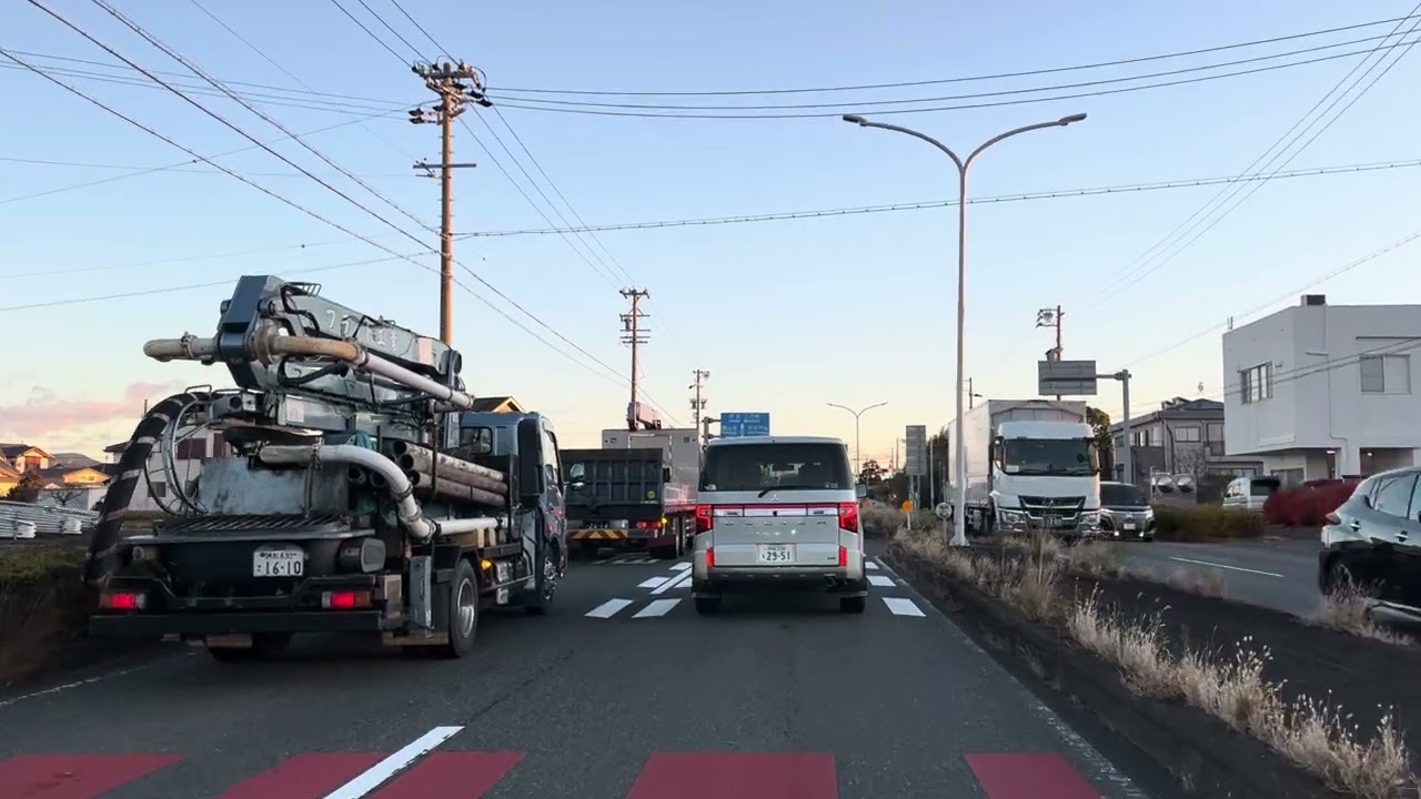 Enjoy the driving in Japan! Local street scenes of Japan! Enjoy the Japanese atmosphere.