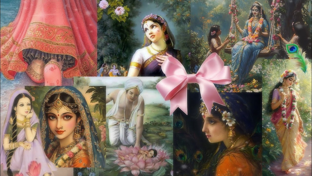 [1k] 𝜗🪷𝜚˚⋆ 𝓡adha 𝓡ani 𝓔ffect  ˖𓍢ִ໋ 🦚 राधे राधे  ˚ ᯓ★ 🦢🪞⭐ ٠٘⌇ radha kaise na jale ver 🥀