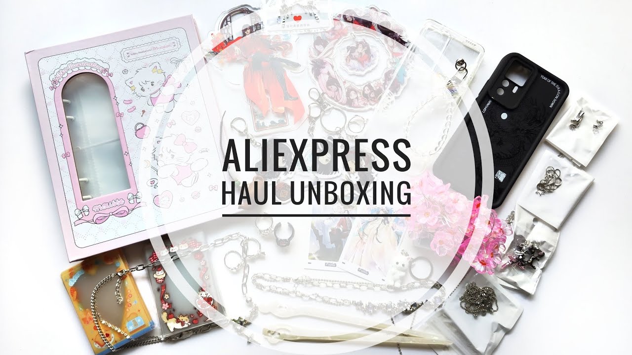 💮🌸 Распаковка заказов с AliExpress: новый биндер для кпоп карт, украшения, Благословение Небожителей