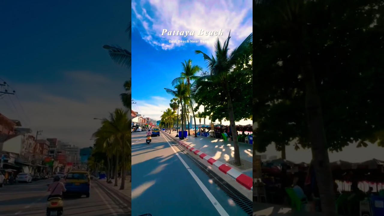 Welcome to Pattaya Beach ⛱️  #thailand #beachdestination #youtube #travel #pattaya #beach #shorts