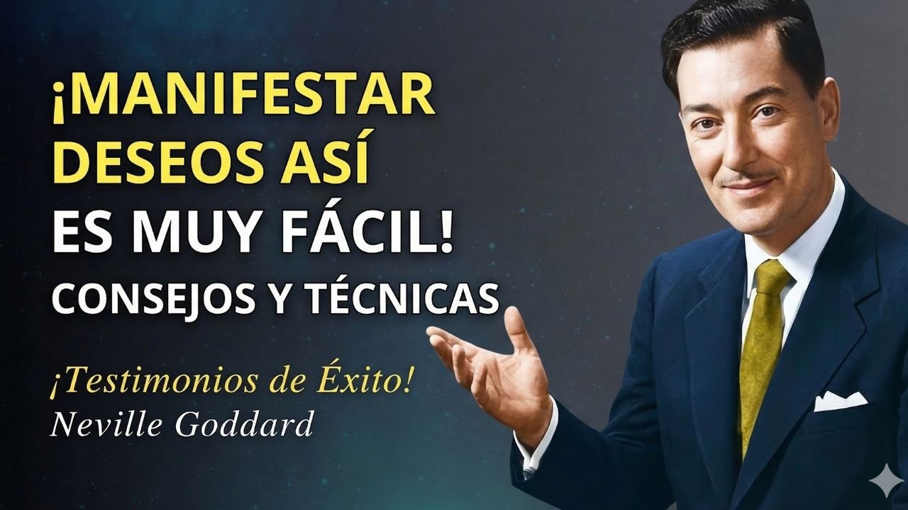APRENDE DE UNA VEZ POR TODAS A USAR LA LEY DE LA SUPOSICIÓN ENSEÑADA POR NEVILLE GODDARD