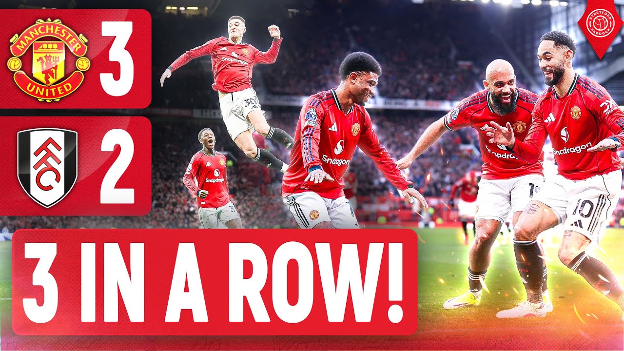 Carrick Does It AGAIN! Manchester United 3-2 Fulham | LIVE Match Review