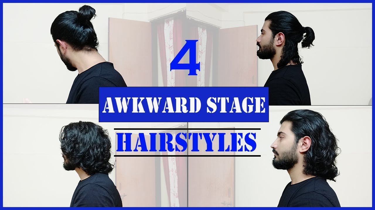 4 Amazing Awkward Stage Hairstyles for Men || Mohit Network