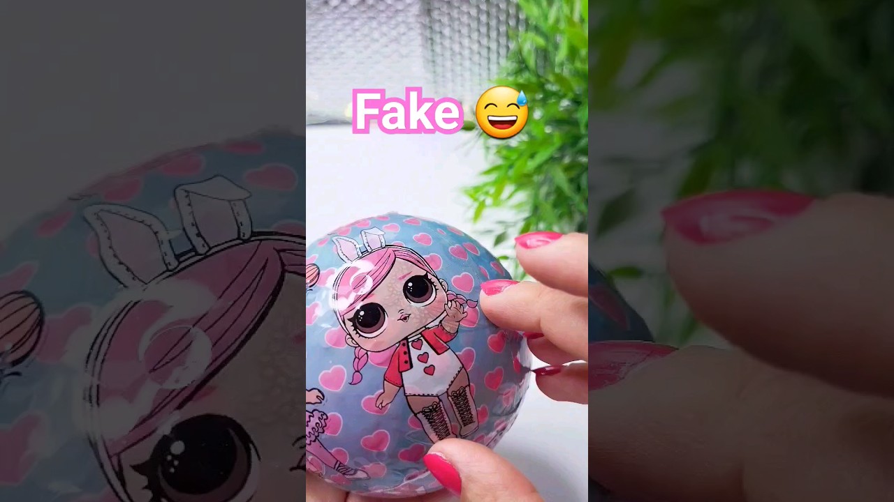 Fake LOL Surprise Doll #shorts #toyreview #toyshopping #lolsurprise #lolsurprisedolls #asmrunboxing