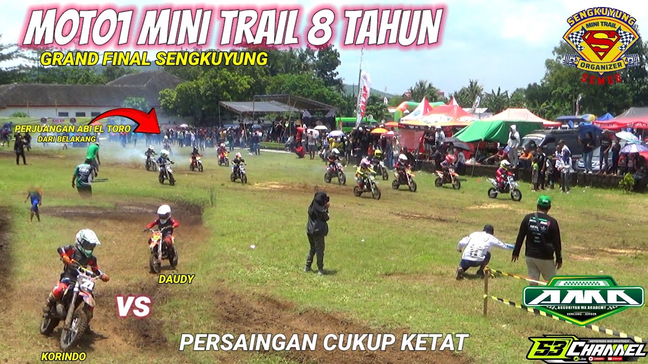 MOTO1 MINI TRAIL 8 TAHUN‼️BANYAK KEJUTAN DI KELAS INI‼️GRAND FINAL MINI TRAIL SIRCUIT LOJEJER JEMBER