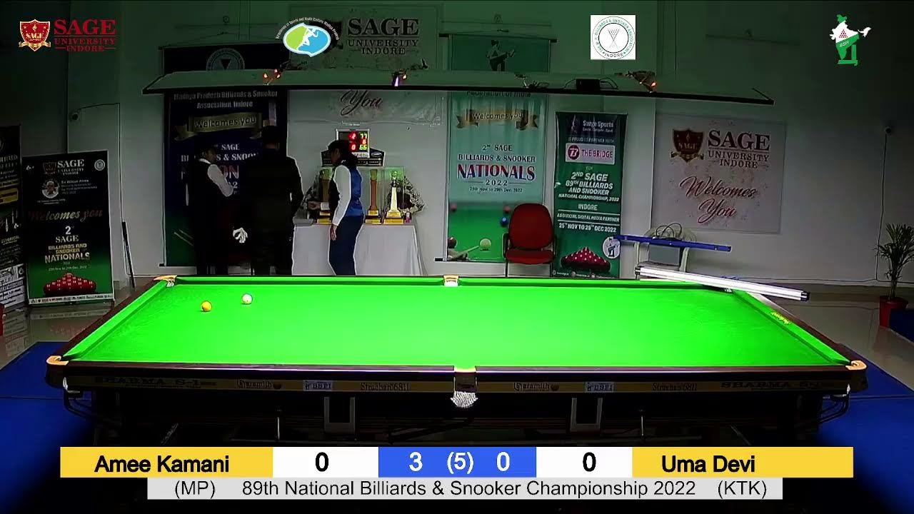 2nd SAGE NATIONAL CHAMPIONSHIP 2022 FINAL Ladies Amee Kamani vs Uma Devi