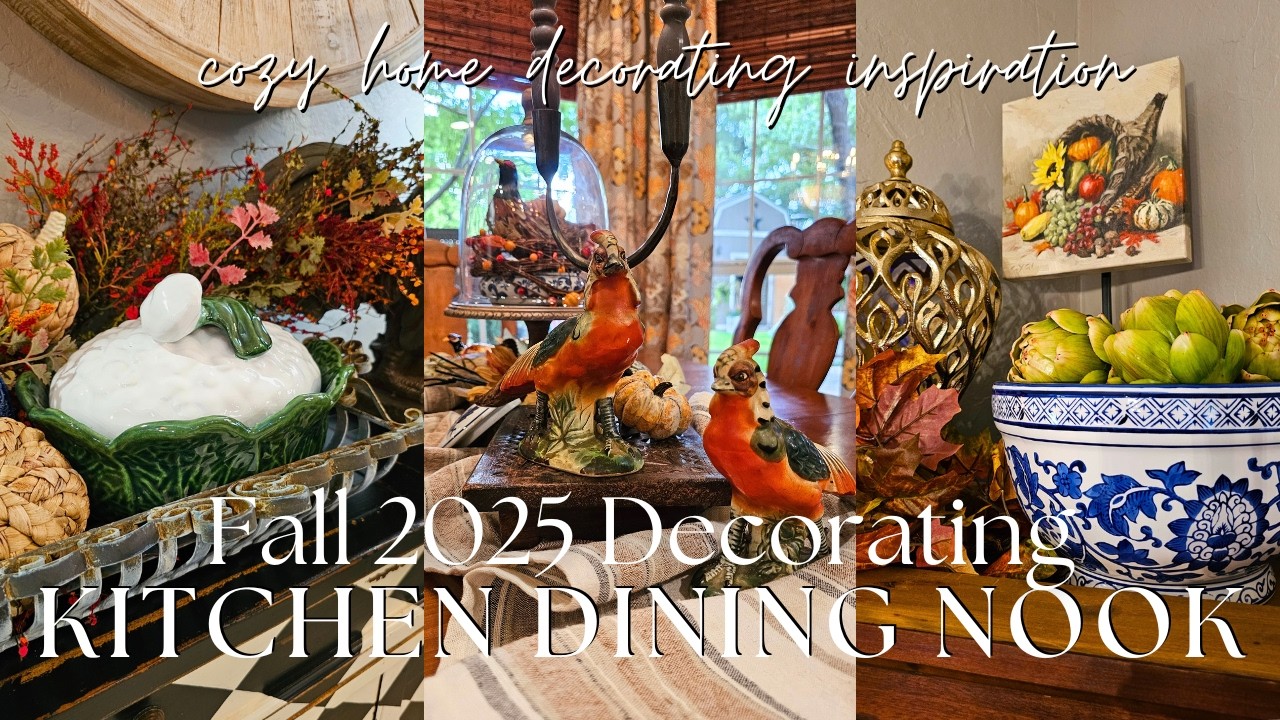FALL INTO STYLE: EASY & BEAUTIFUL KITCHEN DINING NOOK DECORATING 2025