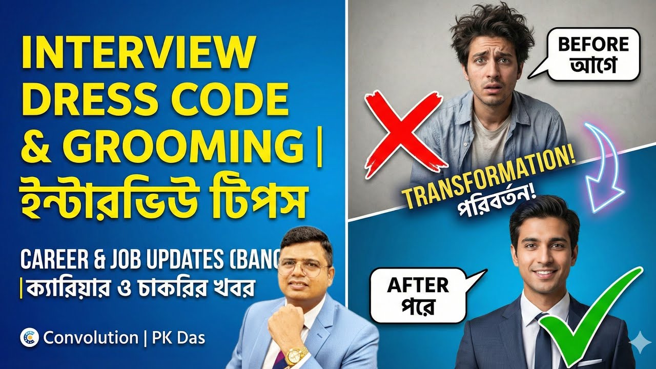 Interview Dress Code | Grooming | Career tips | Career | Job update Bangla  | Convolution | PK Das