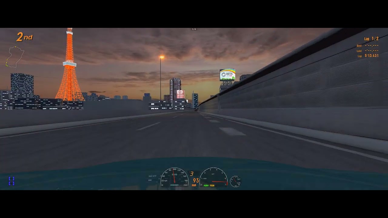 Assetto Corsa - Volvo 850R Wagon - Shuto C1 Inner (Hood Cam)