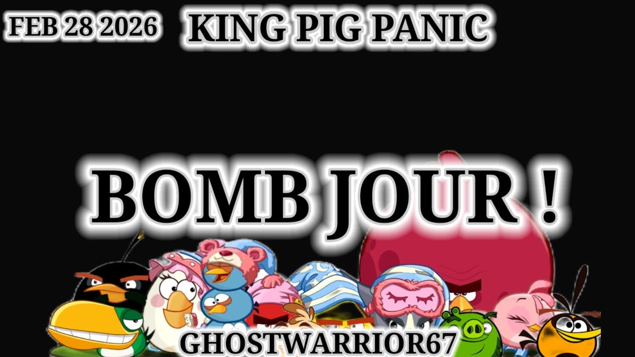 Angry birds 2 King Pig Panic 2026/02/28 - 2026/03/1 Believing it, after Daily Challenge 