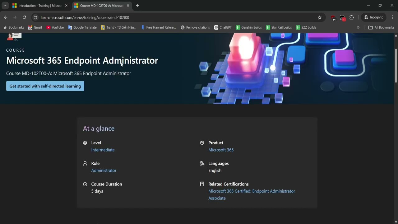 Study with Shadow: Microsoft 365 Endpoint Administrator (Part 1)