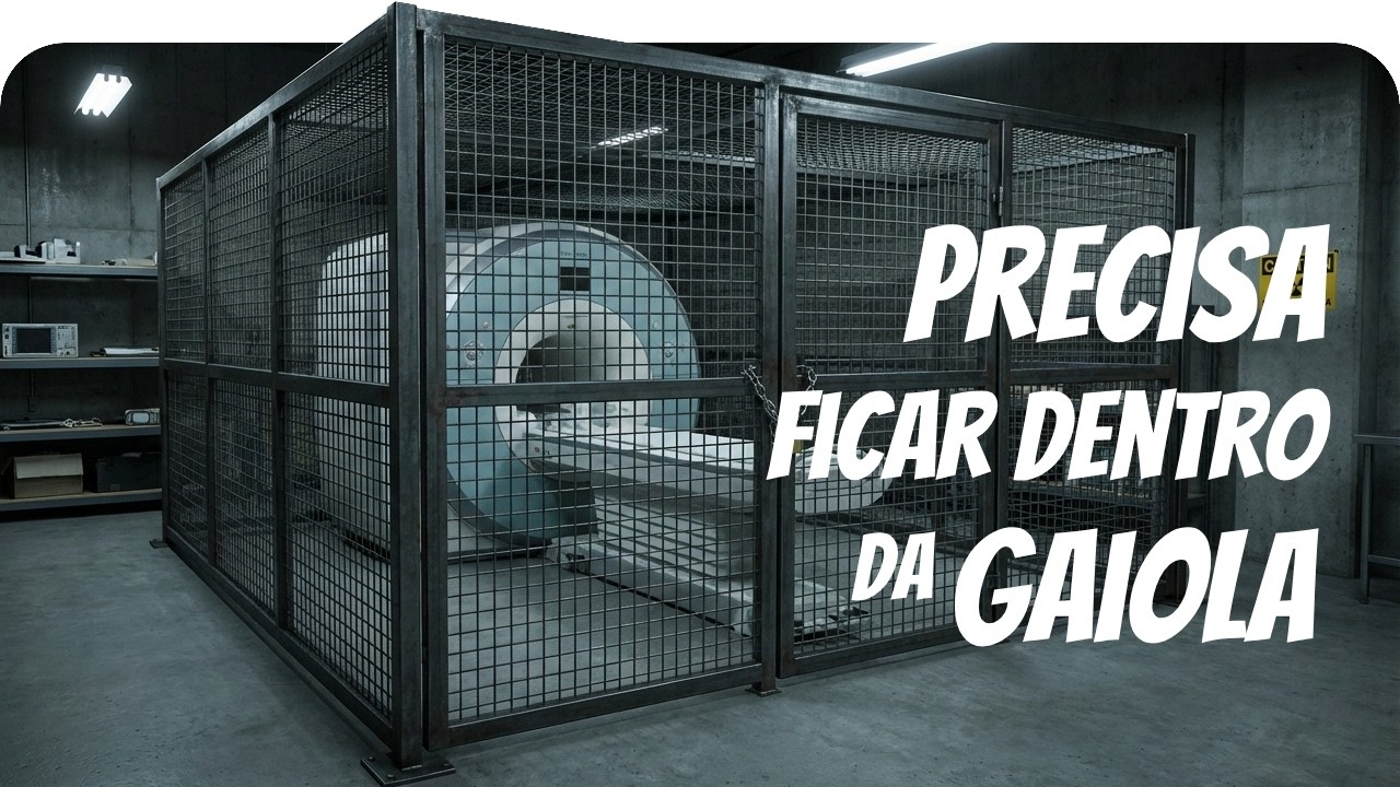 Por que a RESSONÂNCIA MAGNÉTICA precisa ficar dentro de uma GAIOLA?