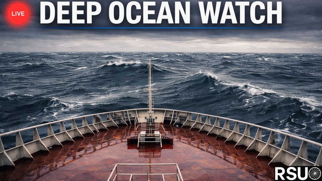 LIVE: Calm North Atlantic Ocean &ndash; Smoother than Pacific Ocean (Deep Sleep)
