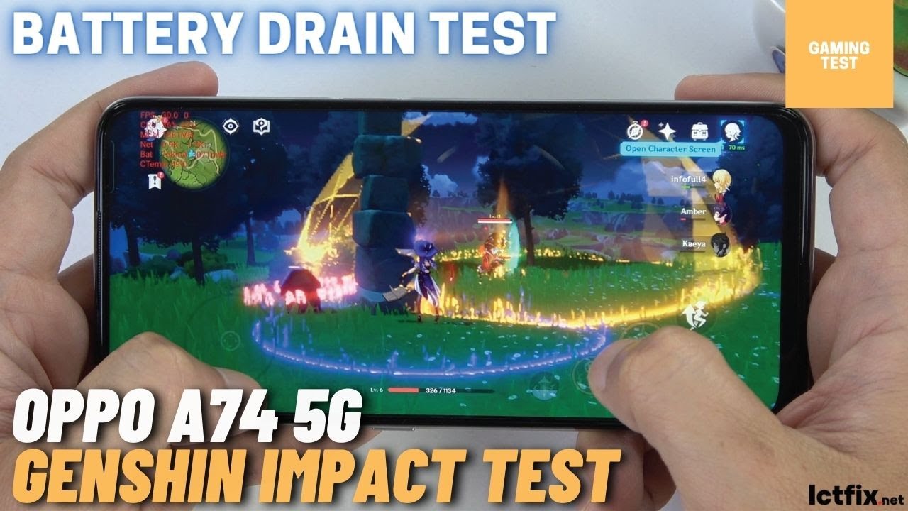 Oppo A74 5G Genshin Impact Gaming test | Snapdragon 480, 6GB RAM
