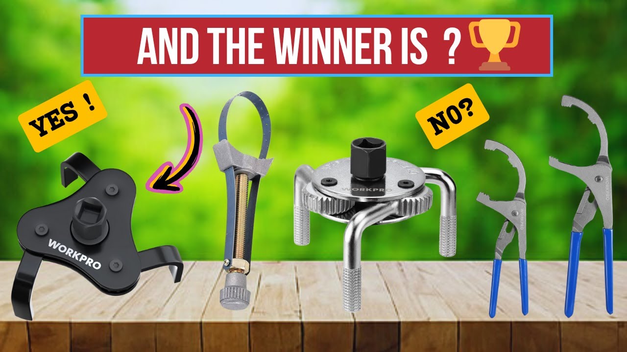 Best Oil Filter Removal Tools : 3 Leg Oil Filter Wrench with Adapter In 2025