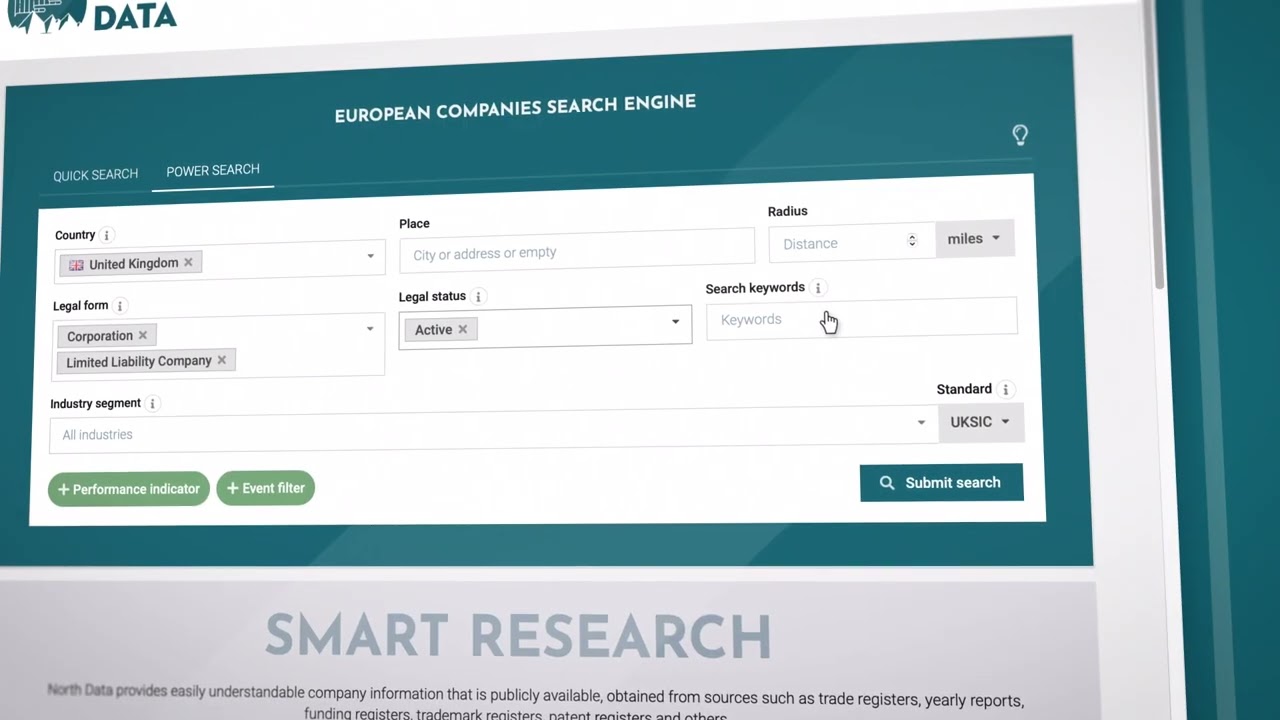 North Data - Power Search Tutorial