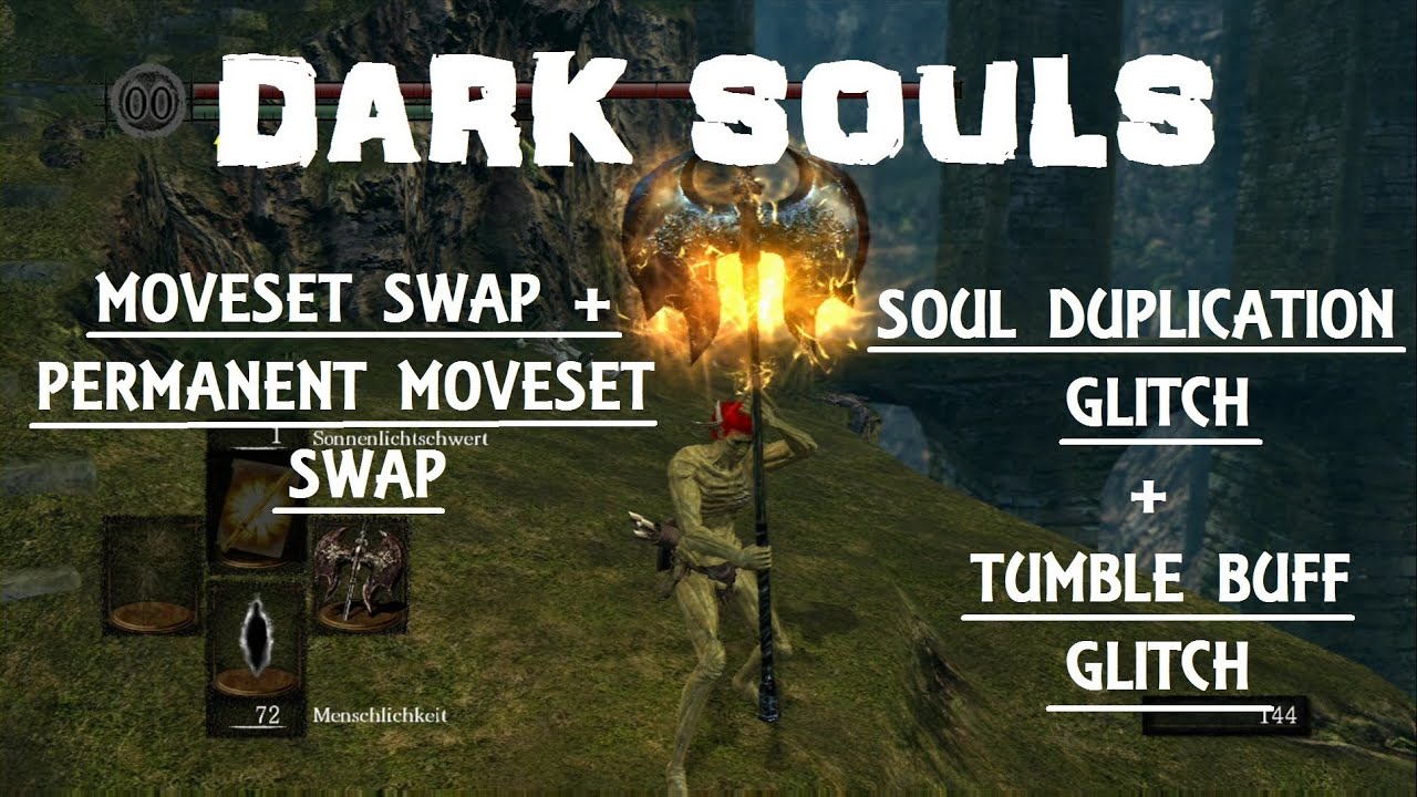 Dark Souls: (PERMANENT) MOVESET SWAP/SOUL DUPLICATION/SPELL SWAP- GLITCHES