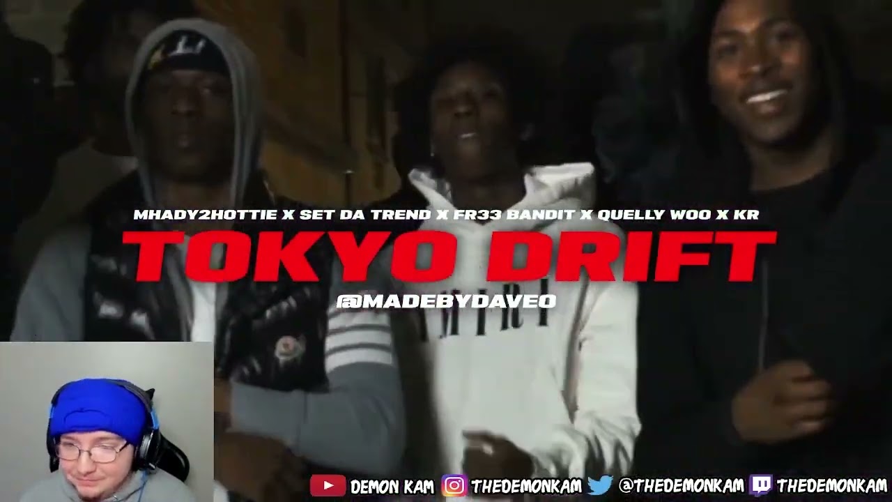 Demon Kam Reacts to Kyle Richh x Set Da Trend- Tokyo Drift (Ft. Mhady2Hottie & Quelly Woo & Bandit)