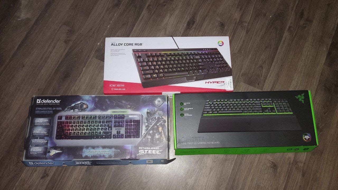 Искал тихую клавиатуру, чтобы не будить соседей (Razer Ornata V3x vs Hyperx Alloy Core)