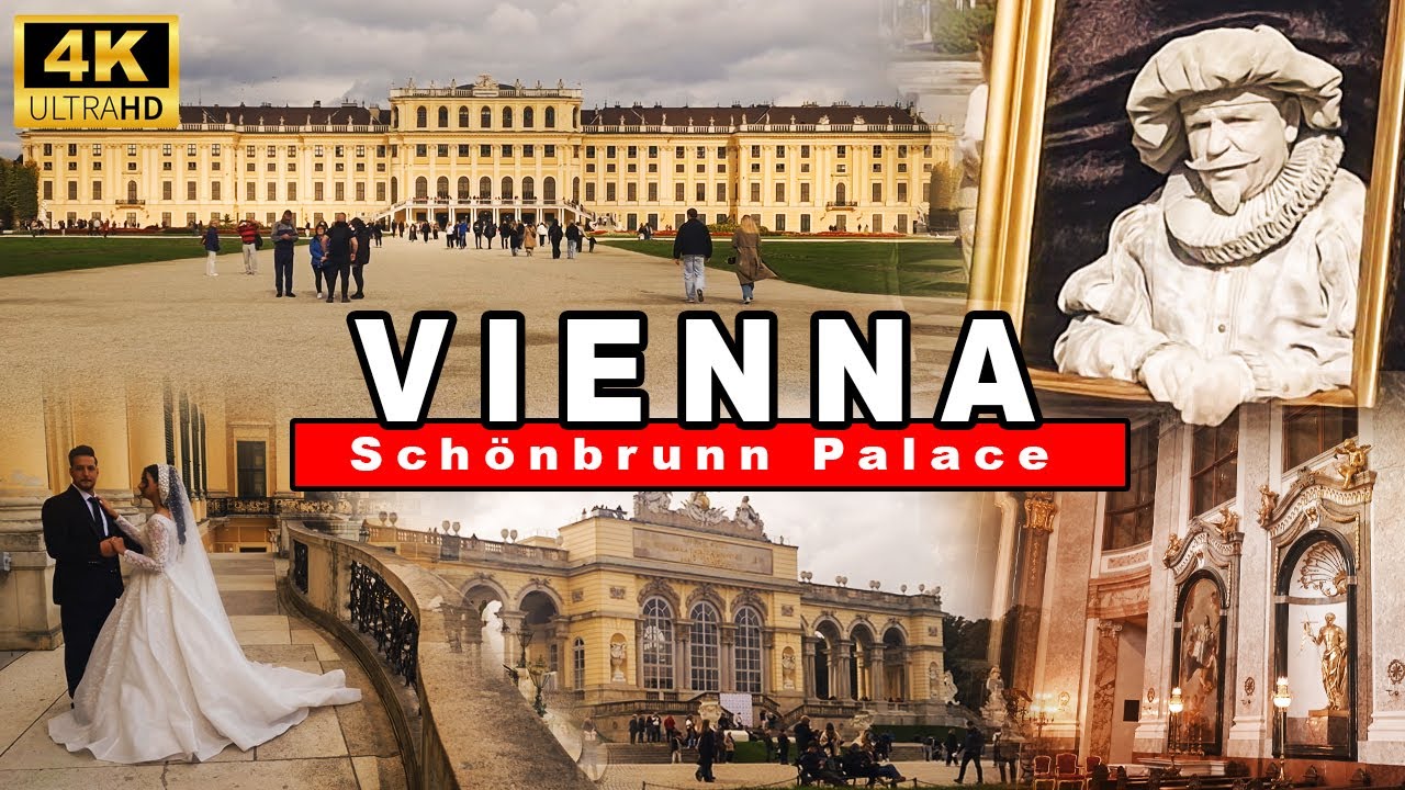 Vienna 4K Walk 2025 | Schönbrunn Palace & Gardens, Fountain & Wedding Scene | Autumn Walk