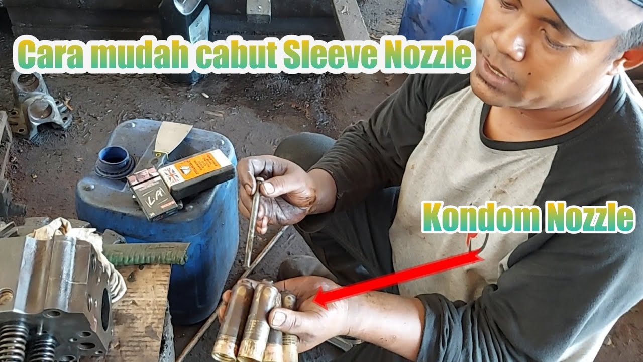 Cara mudah cabut Nozzle Sleeve |komatsu 6D125