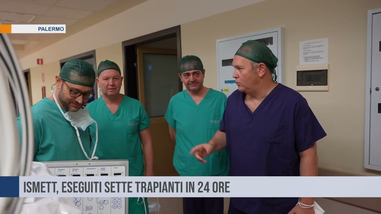 Palermo. ISMETT: eseguiti sette trapianti in 24 ore