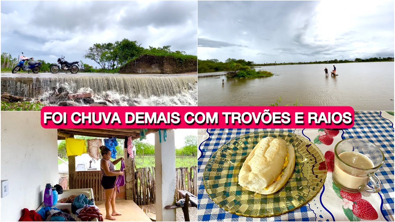 CAIU UMA TEMPESTADE⛈️😱 NO INTERIOR DO CEARÁ QUE ENCHEU TUDO, Açudes, Barragens, Rios +Vlog do dia☀️