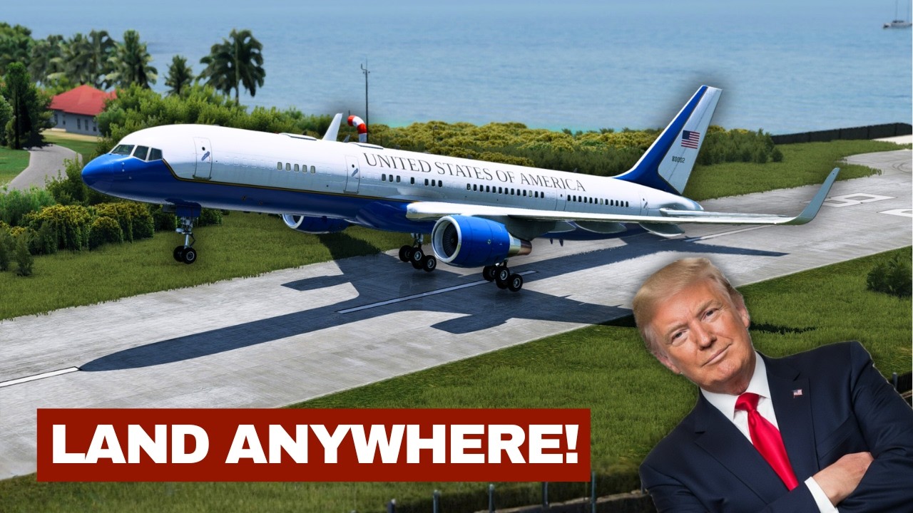 The 757 Air Force 1 Can Land ANYWHRE!