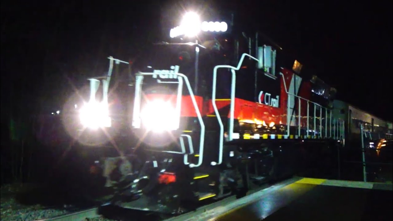 A Few Late Night Trains In Naugatuck, CT Featuring CDOT 6699 On Test Runs 3-29-23