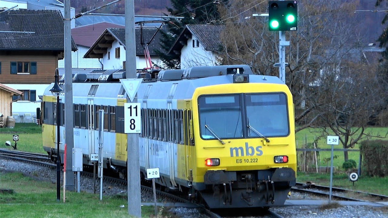 Montafonerbahn: Tschagguns: Bald vorbei: mbs-Züge auf der Strecke Bludenz - Schruns
