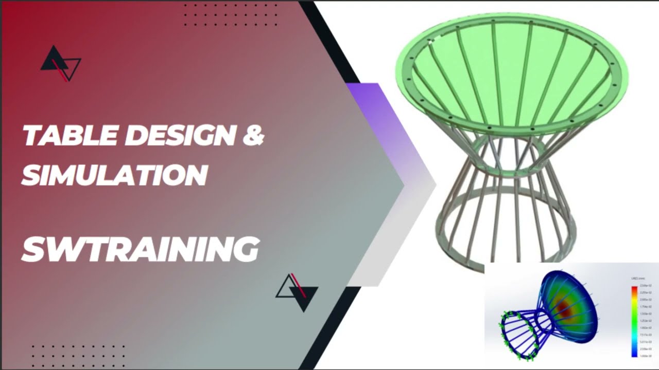 Table Design and Simulation Using Solidworks