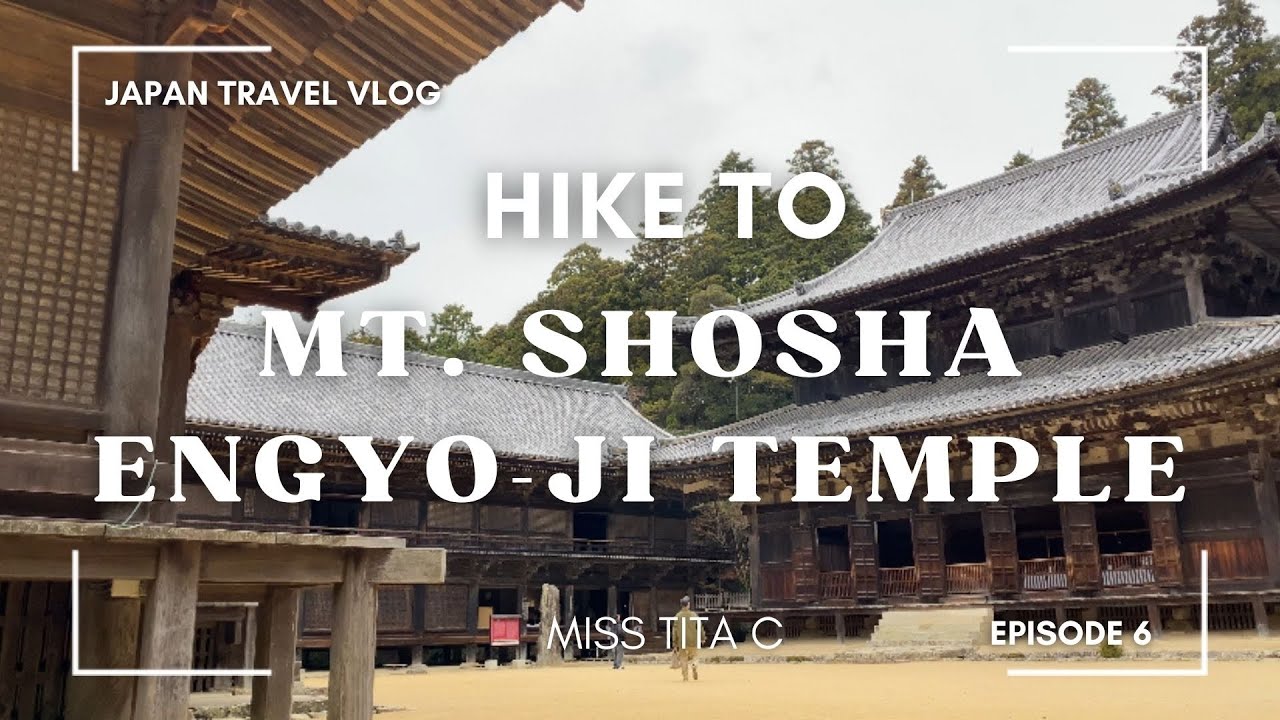 Himeji Day Trip | Hike to Mount Shosha Engyo-ji Temple | Japan Solo Travel | Silent Vlog