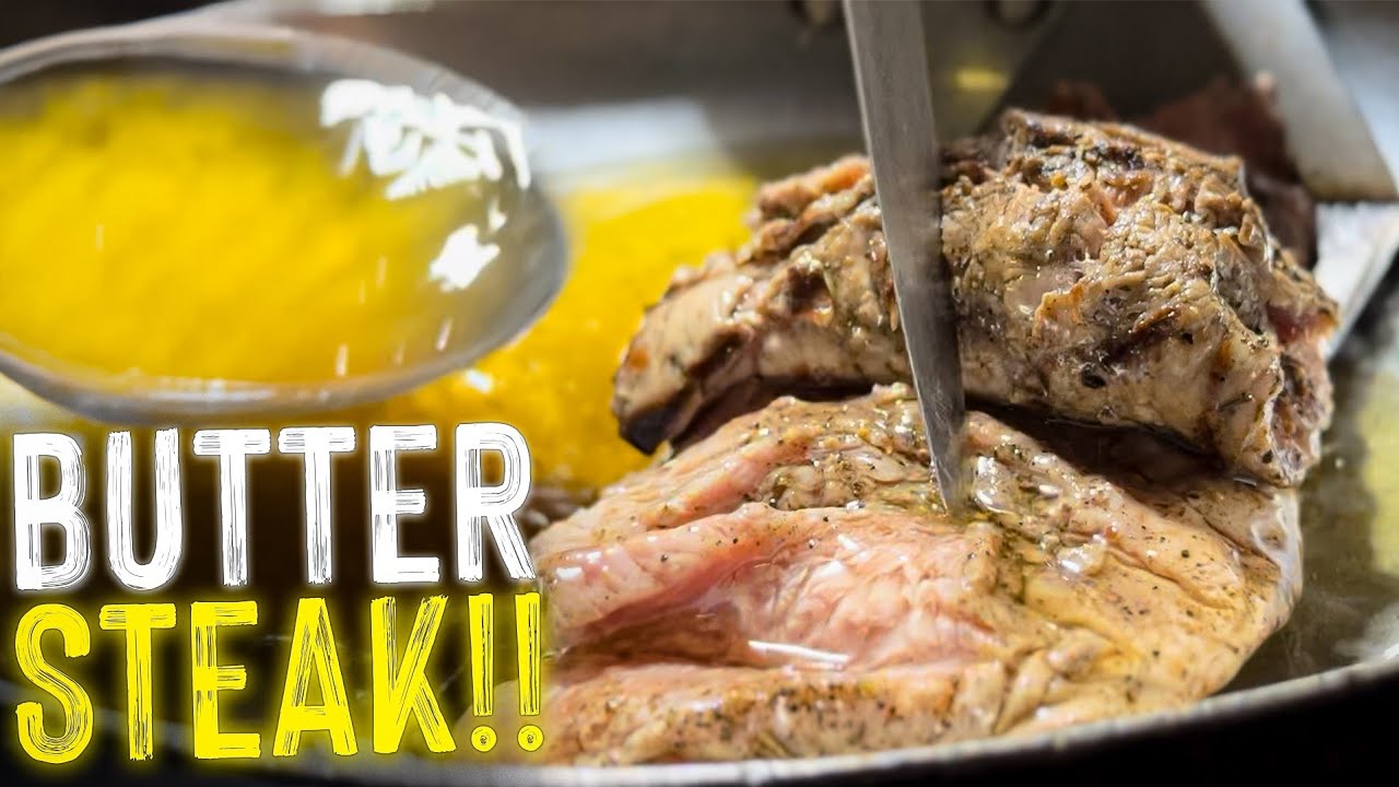 Butter Steak Filled With Cheese With Sauce On The Top | Uzair Sakrani