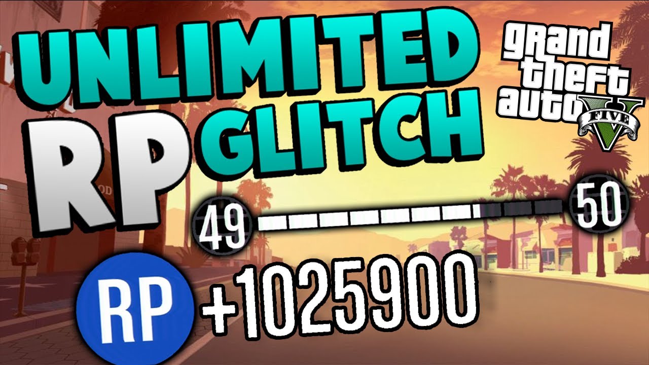 GTA 5 Online: UNLIMITED RP GLITCH 