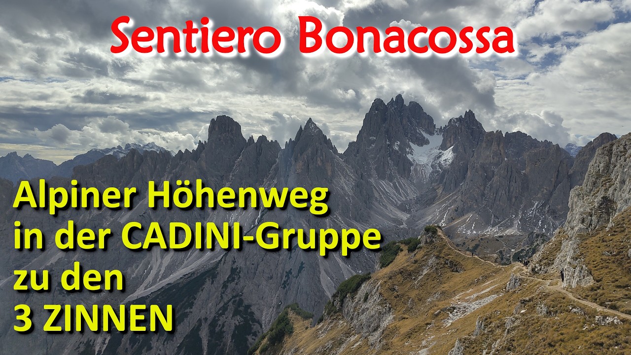 Sentiero Bonacossa, spectacular Dolomite hike through the Cadini Group to the Tre Cime di Lavaredo