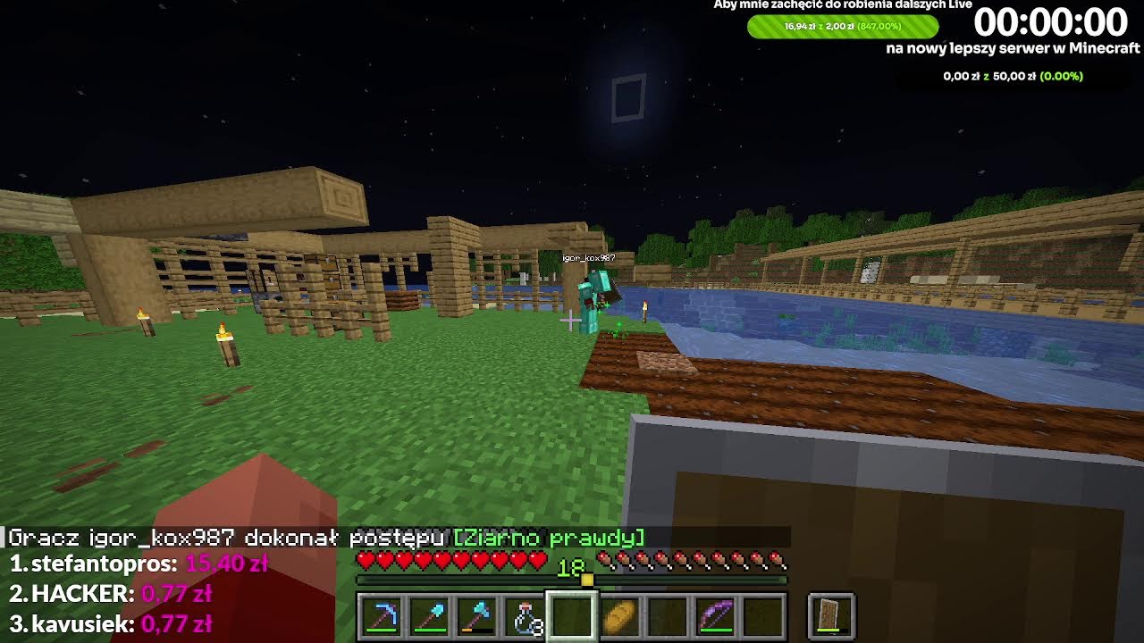 Minecraft Pograj z nami! Wbijaj co najmniej pooglądać!