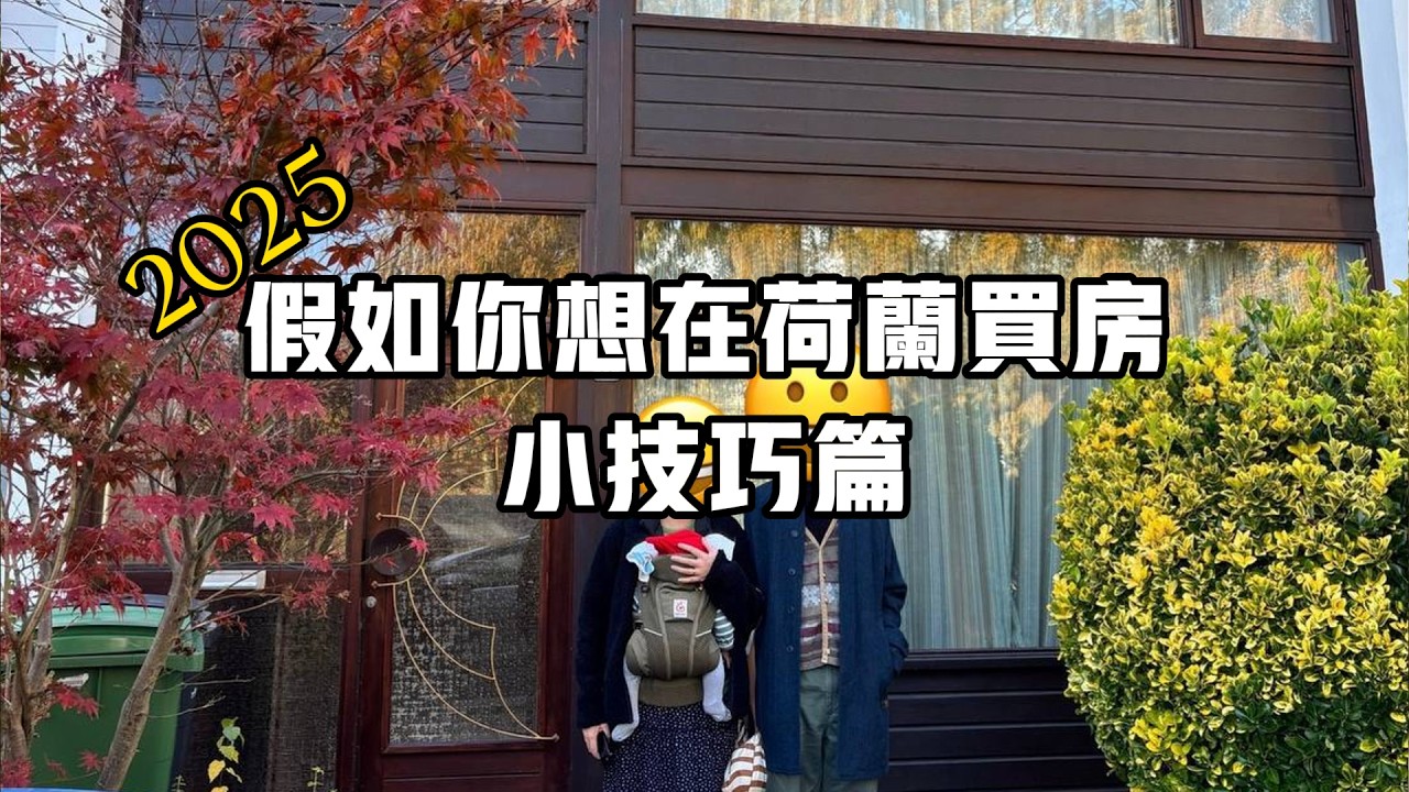 荷兰买房的7个实用小技巧，假如你想在荷兰买房2025｜阿乐杂货铺