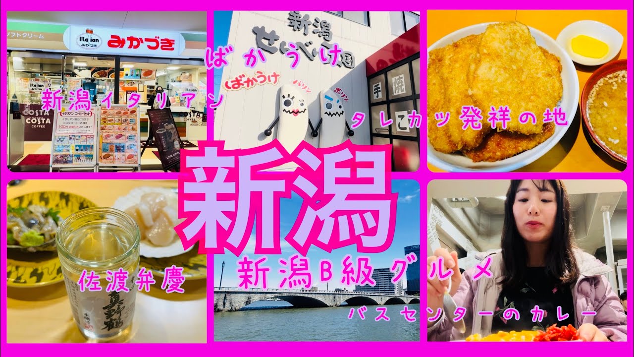 【新潟観光】女ひとり旅✨ 美味しいお米や新鮮な海の幸など豊かな食の宝庫・新潟市でのグルメ旅