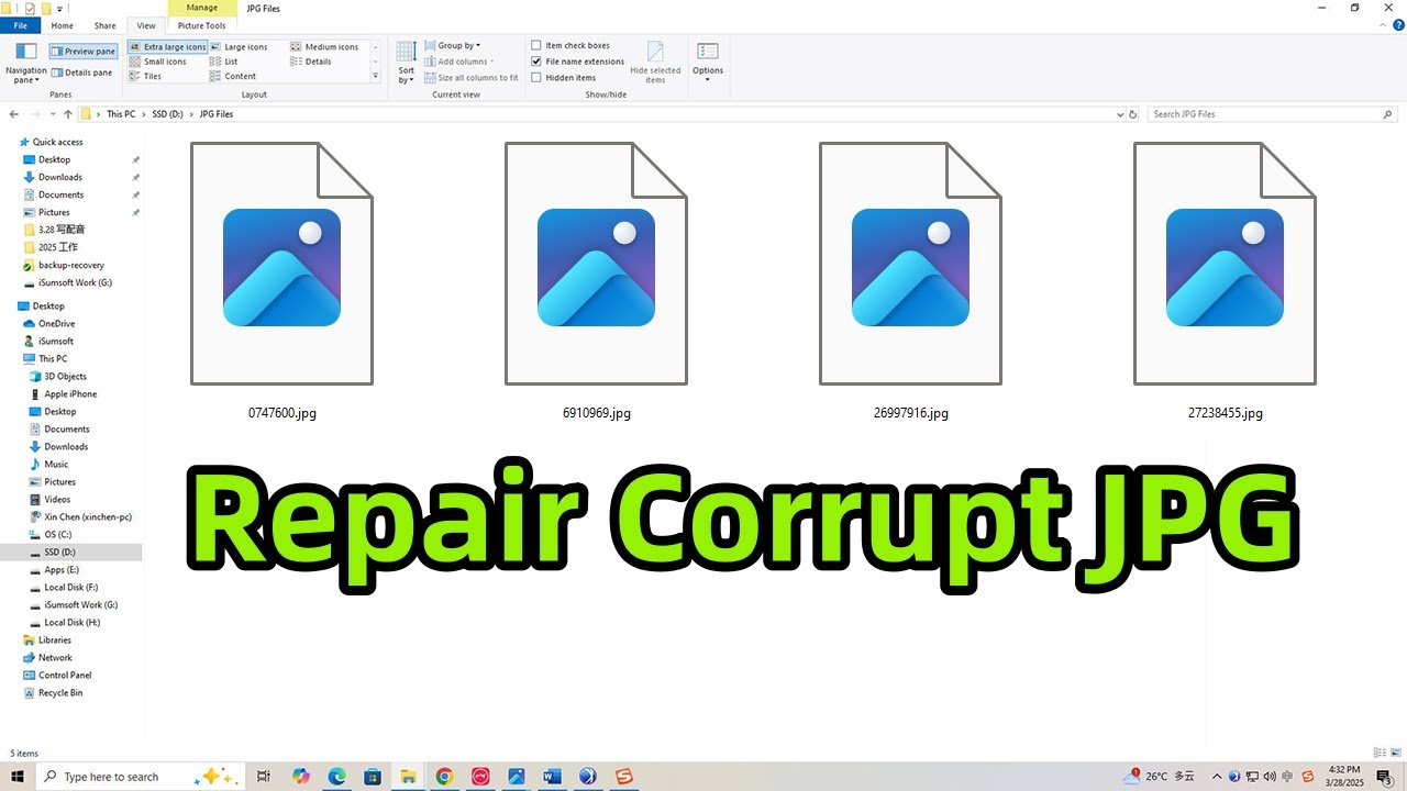 C&oacute;mo reparar archivos JPG da&ntilde;ados | El mejor software de reparaci&oacute;n de fotos de 2025