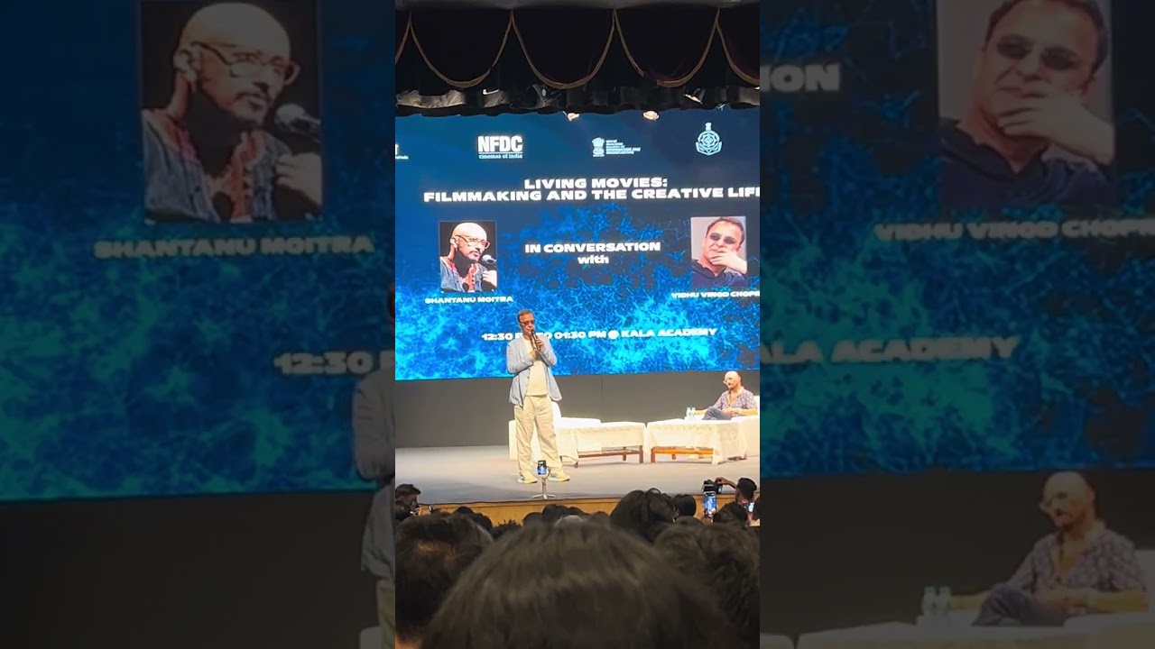Vidhu Vinod Chopra//Iffi Masterclass