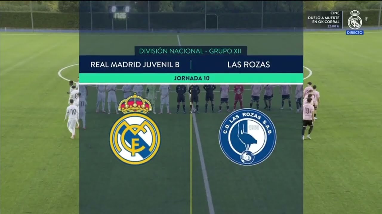 Real Madrid Juvenil B - CD Las Rozas | Temporada 2025/26