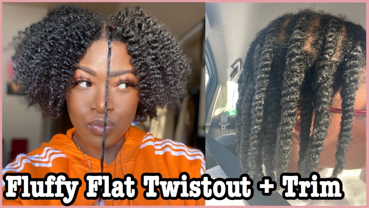 FLAT TWISTOUT + NATURAL HAIR TRIM | KATA 2 UR BEAUTY REVIEW