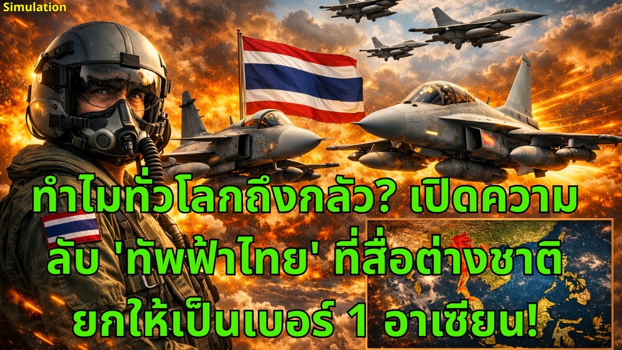 ทั่วโลกตะลึง! ทำไม 'ทัพฟ้าไทย' ผงาดเบอร์ 1 อาเซียน? | การสร้างใหม่ด้วย AI