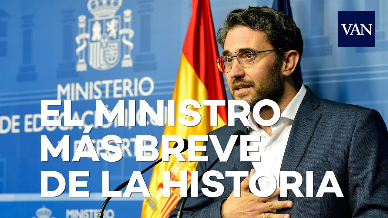 M&agrave;xim Huerta dimite como ministro de Cultura y Deportes
