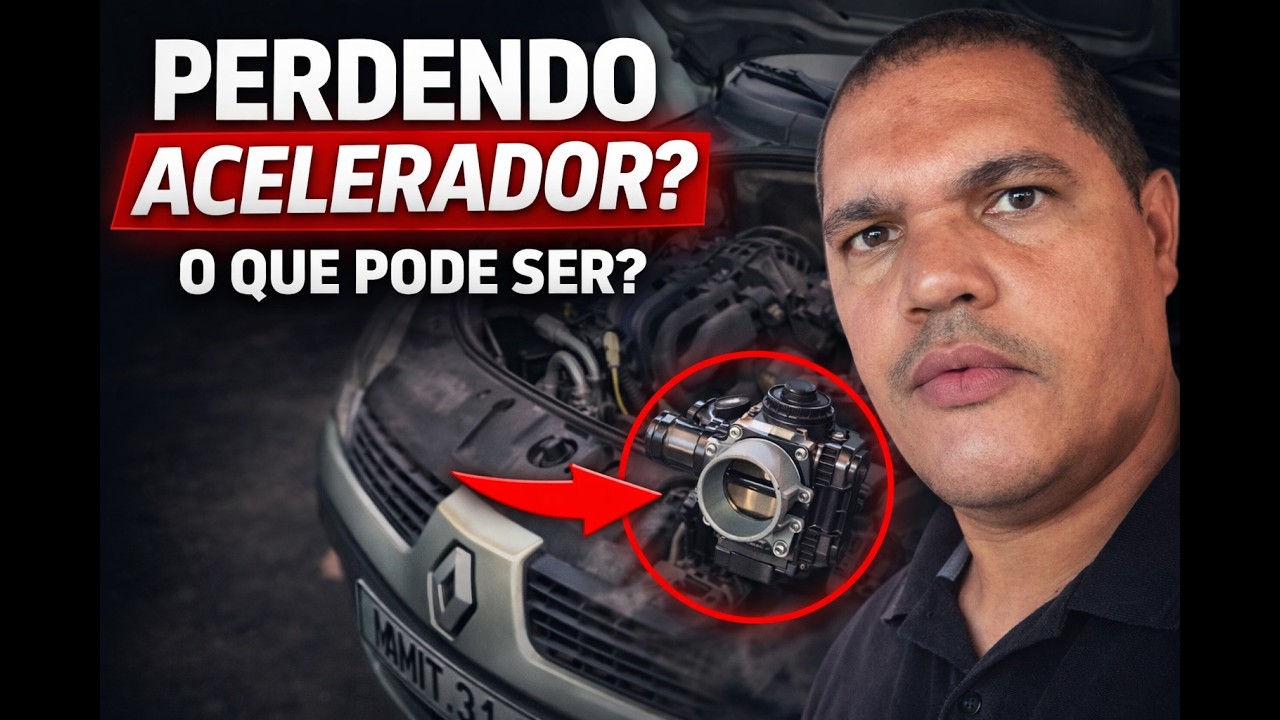 PERDENDO ACELERADOR NÃO ACELERA RENAULT CLIO LOGAN SANDERO DUSTER 1.0 1.6 2.0 8V 16V GASOLINA FLEX!