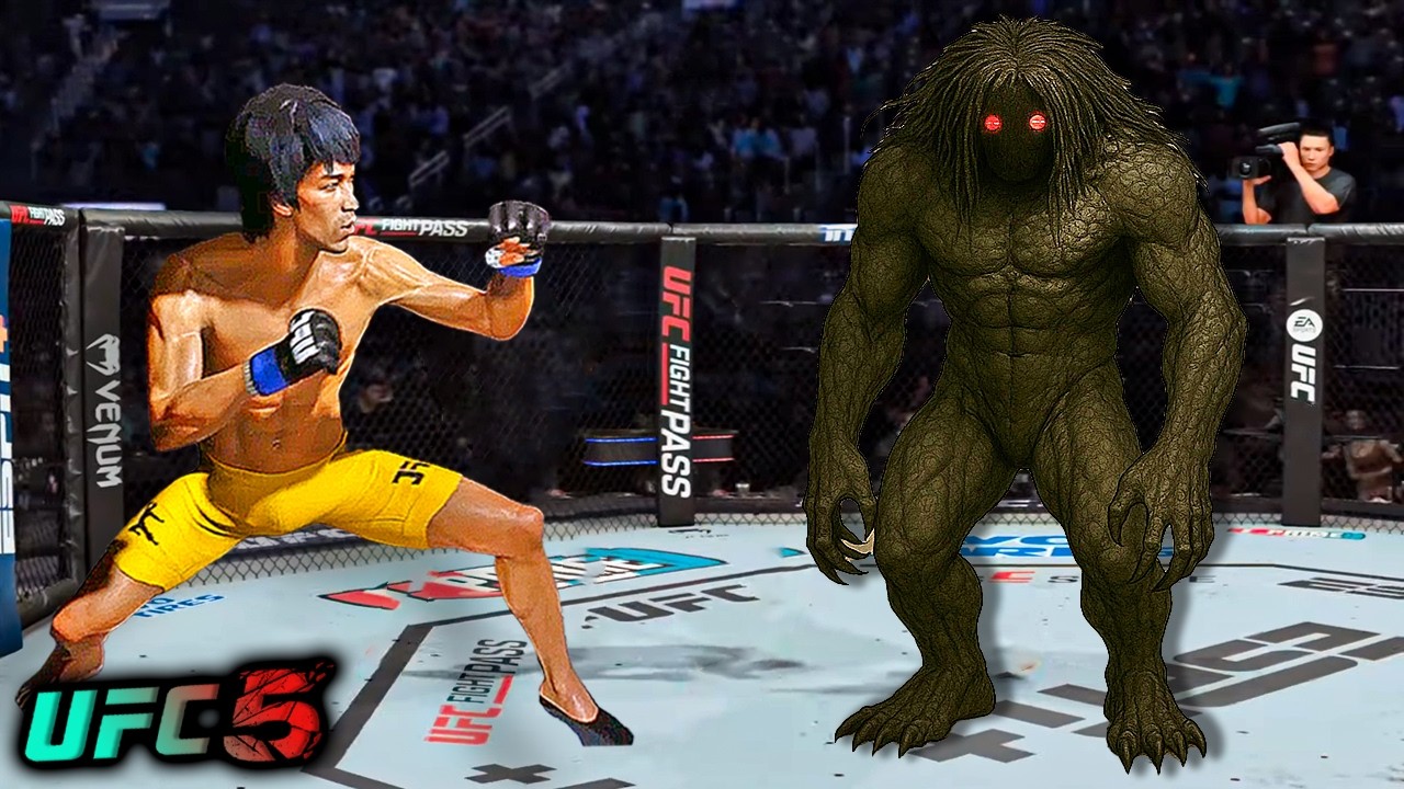 Гуманоидное существо против Брюса Ли (EA Sports UFC 5) - Реванш