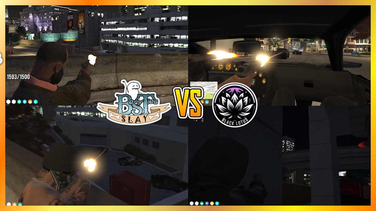 Besties vs Black Lotus On Carcer Way (Multi POVs) | NoPixel 4.0 GTA RP