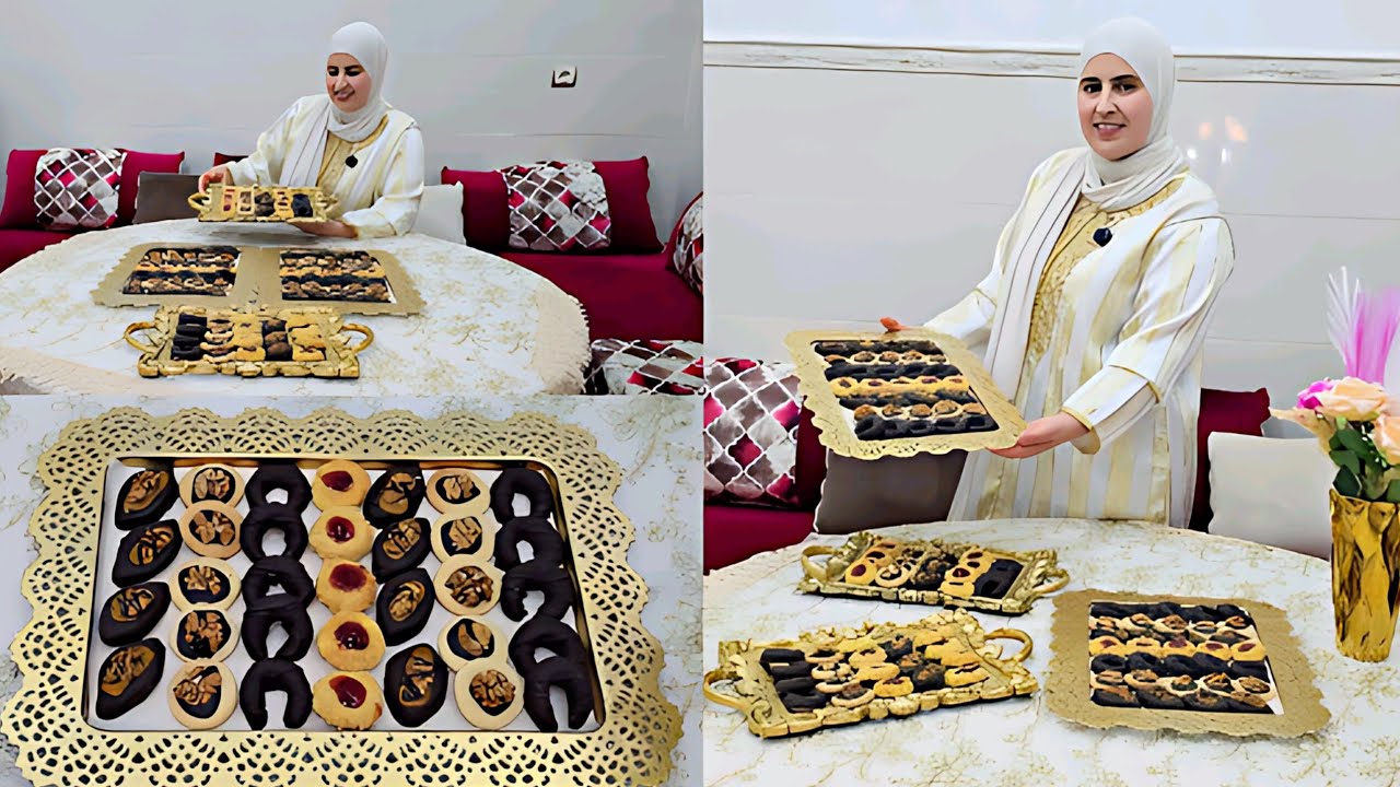بعجينة واحدة حضرت بلاط حلويات بنكهات مختلفة 😋كان غيكون ختامها مسك ولكن قدر الله وما شاء فعل