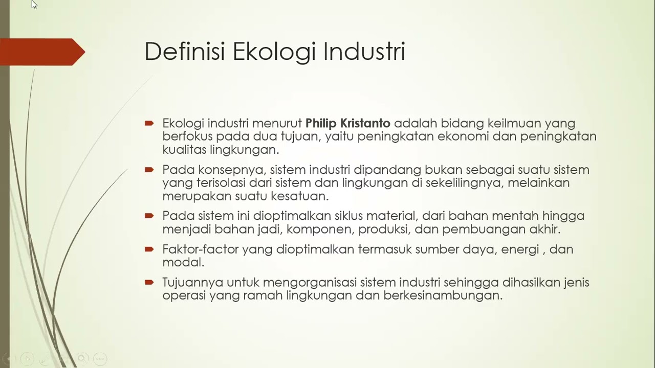 Pengantar Ekologi Industri
